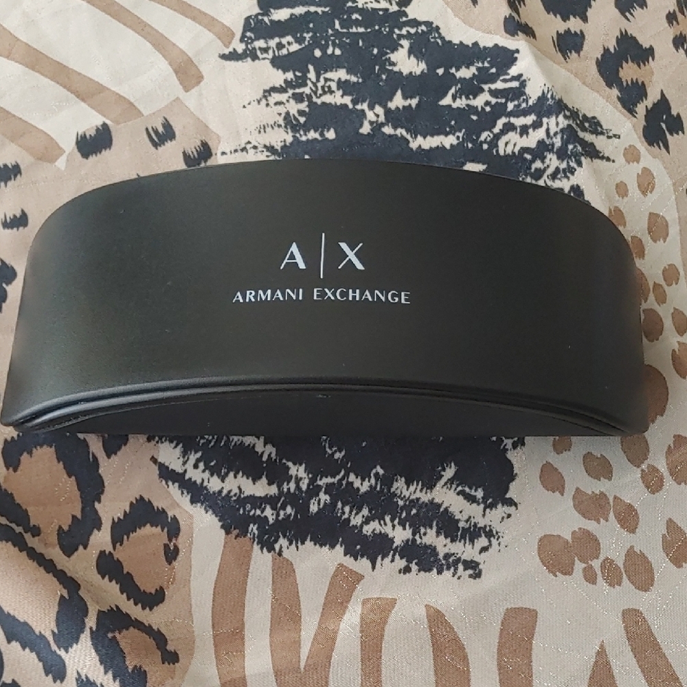 Armani Exchange Black Sunglasses  Case